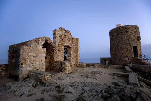 Castillo de Burriac en Cabrera de Mar