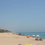 Playa de Canet de Mar en la Costa del Maresme