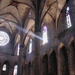 Interior de la catedral del Mar de Barcelona, barrio Born