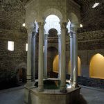 Girona, baños . Ruta del centro histórico
