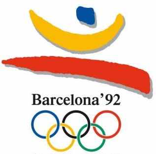 Logo oficial de las Olimpiadas de Barcelona 92
