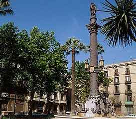 Plaça Duc de Medinaceli en Barcelona