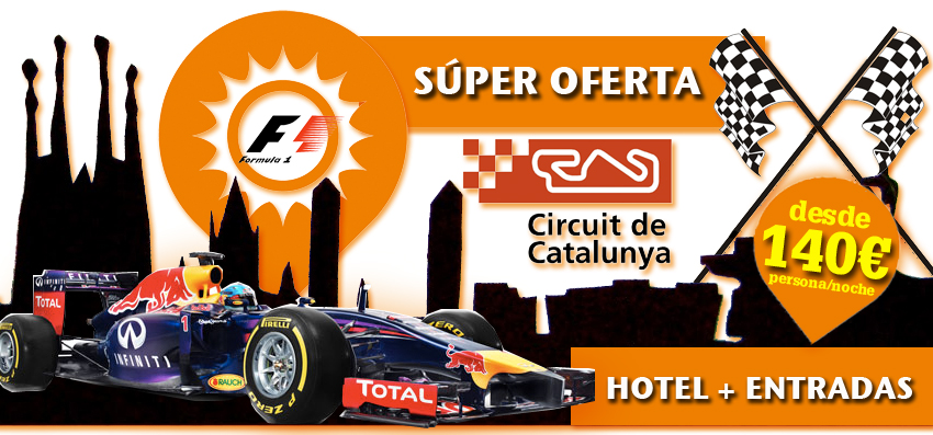 Reservar Hotel + Entradas Fórmula 1