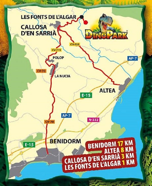 Cómo ir al DinopPark Algar Cómo ir al DinopPark Algar