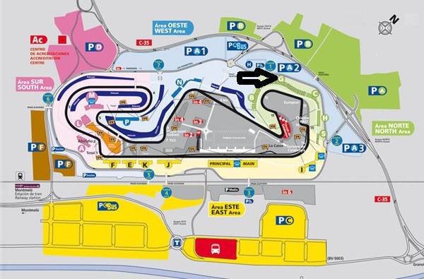 Tribuna G Formula 1 - Circuit de Catalunya