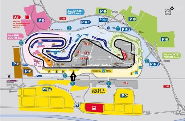 Tribuna J Fórmula 1 - Circuit de Catalunya